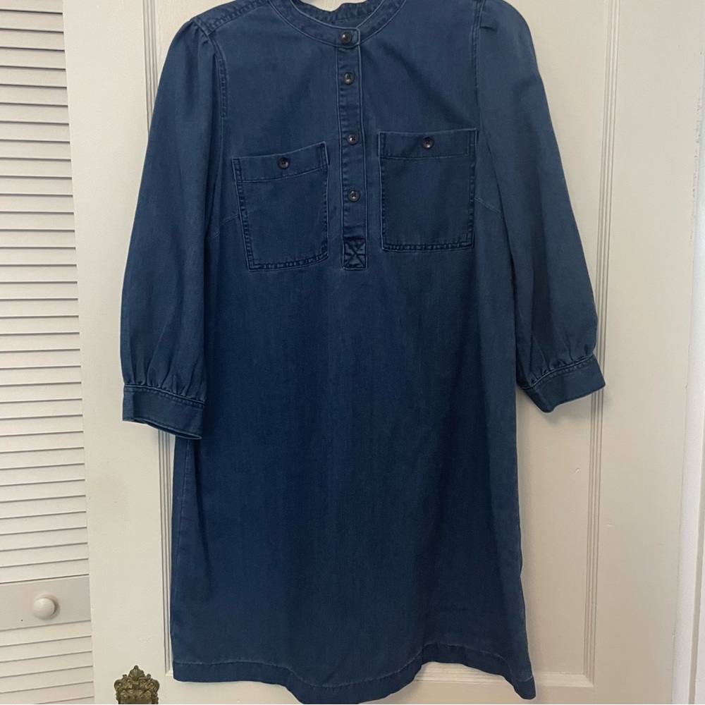 GAP Blue Denim Dress size large
